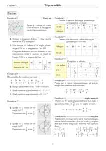 Feuille d`activités