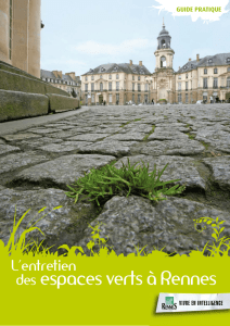 Entretien des espaces Verts à Rennes