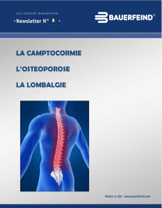 la camptocormie l`osteoporose la lombalgie