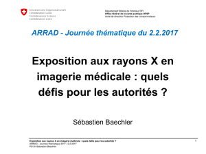 Exposition aux rayons X en imagerie médicale : quels