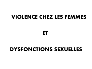 Violence et sexualité