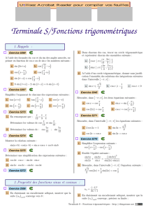 Terminale S/Fonctions trigonométriques