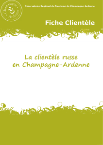 La clientèle russe en Champagne-Ardenne