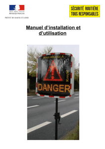 Manuel d`installation et d`utilisation - maine-et