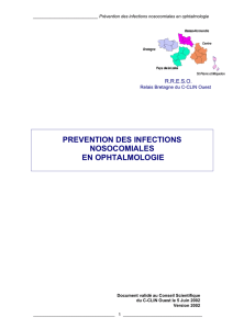 Prévention des infections nosocomiales en