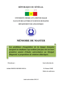 mémoire de master