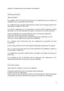 Chapitre 33: Complications de soins médicaux et chirurgicaux