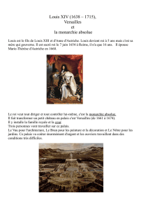 CM-Louis XIV et la monarchie absolue