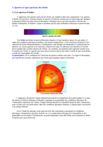 3. Spectres et types spectraux des étoiles 3.1 Les spectres d`étoiles