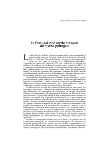 Le Portugal et le mythe français du mythe portugais