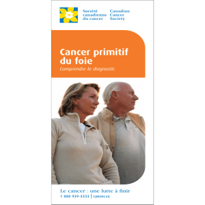 Cancer primitif du foie - Centre de santé et de services sociaux de