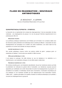 Nouveaux antibiotiques. - Bouchut JC - ( PDF - 25.8 ko)