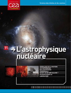 Astrophysique nucléaire