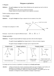 Polygones et périmètres