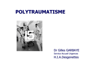 polytraumatisme - Ecole Rockefeller