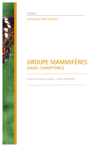Mammiferes - DREAL Auvergne-Rhône