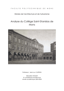 Histoire des bâtiments - Collège Saint