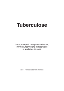 MSF Tuberculose 2010 - missions