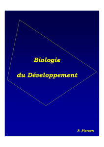 Biologie du développement