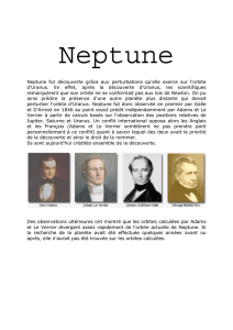 Neptune fut découverte grâce aux perturbations