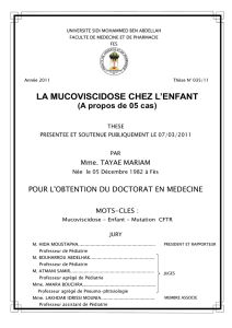 Graphique 1 - Faculté de Médecine et de Pharmacie Fès