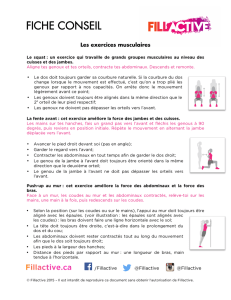 Les exercices musculaires