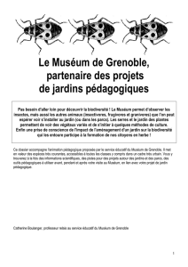 Le Muséum de Grenoble, partenaire des projets de