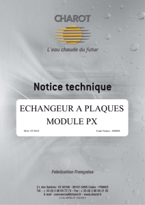 echangeur a plaques module px