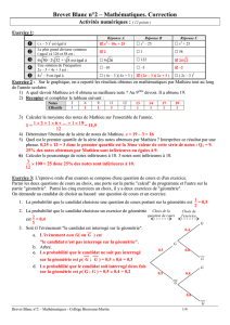 Brevet Blanc n°2 - Collège Bienvenu