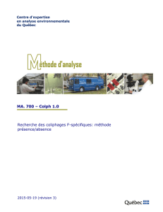 MA. 700 - Colph 1.0 - Centre d`expertise en analyse