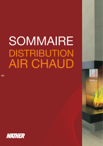 distribution d`air chaud