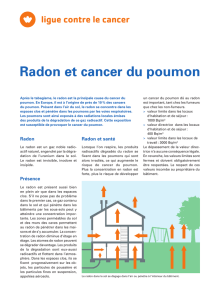 Radon et cancer du poumon