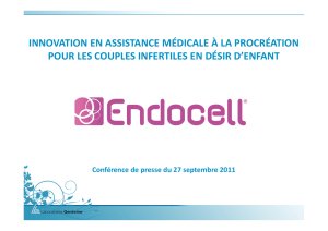 Endocell® : première culture cellulaire autologue