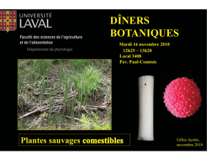 dîners botaniques - Université Laval