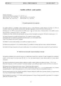 Satellite artificiel - sonde spatiale.