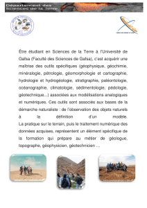 Être étudiant en Sciences de la Terre à l`Université de Gafsa