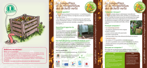 Le compostage et la récupération des déchets verts