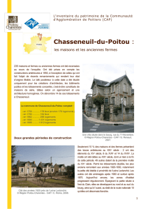 Chasseneuil-du-Poitou : maisons et anciennes fermes