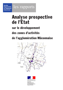 Rapport de la phase1 de l`étude des "zones d`activités du Mâconnais