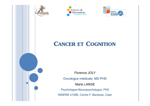 cancer et cognition