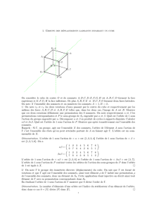1. Groupe des déplacements laissants invariant un cube - IMJ-PRG