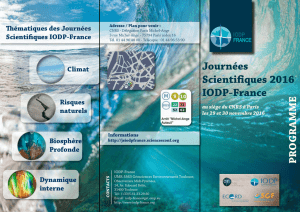 Télécharger le Programme - journées IODP-France