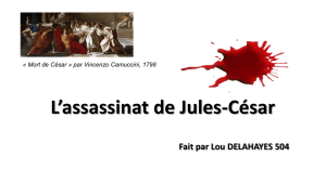 L`assassinat de Jules-César