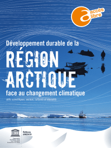 Développement durable de la région arctique face au