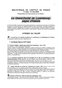 Le Grand-Duché de Luxembourg - Bibliothèque de l`Institut de France