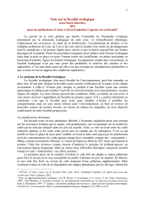 Note sur la fiscalité écologique - Jean