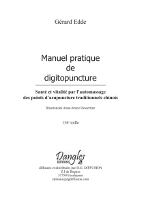 Manuel pratique de digitopuncture