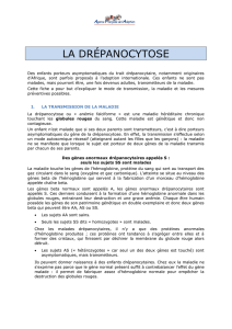 Drépanocytose - agence