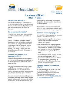 Le virus HTLV-1