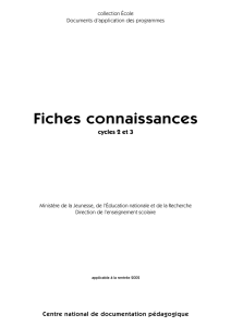 Fiches connaissances - Culture Scientifique 77